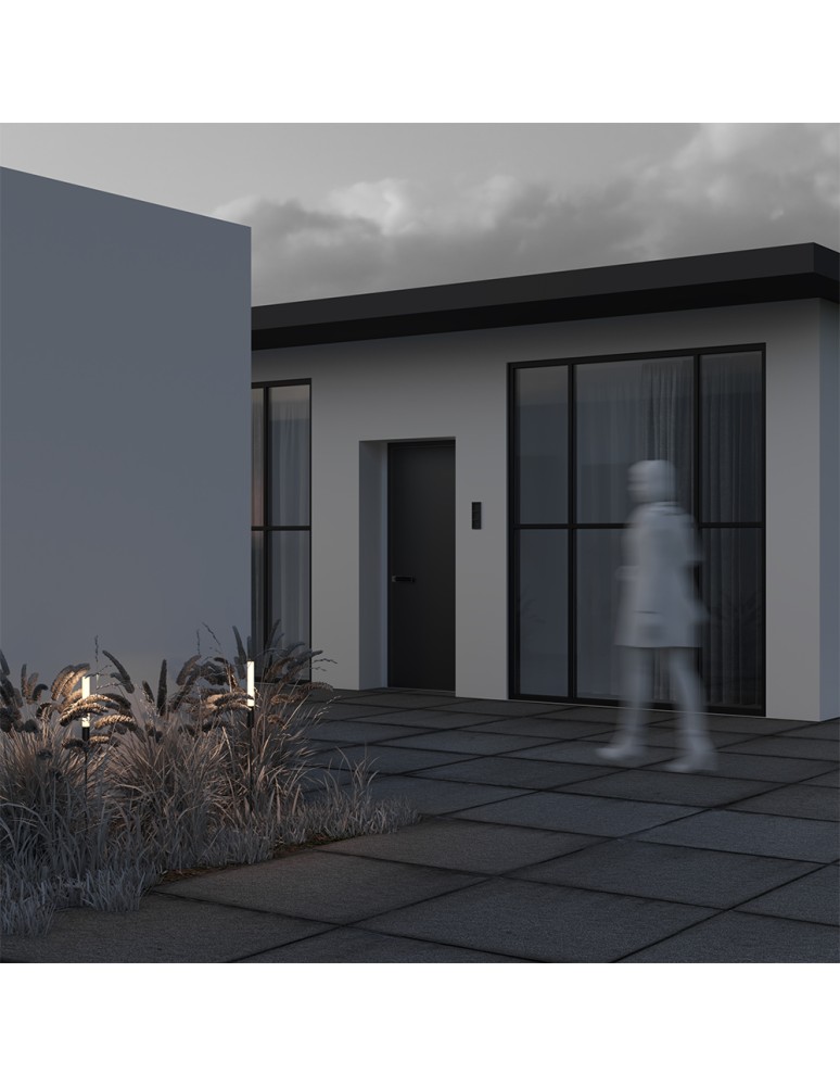 Garden lamps driven into the ground (with wedge) - Maytoni Flare Outdoor Standing with LED Wedge 250lm 3000K Graphite O487FL-L3GF3K1. - product kolory-swiatla.pl 4