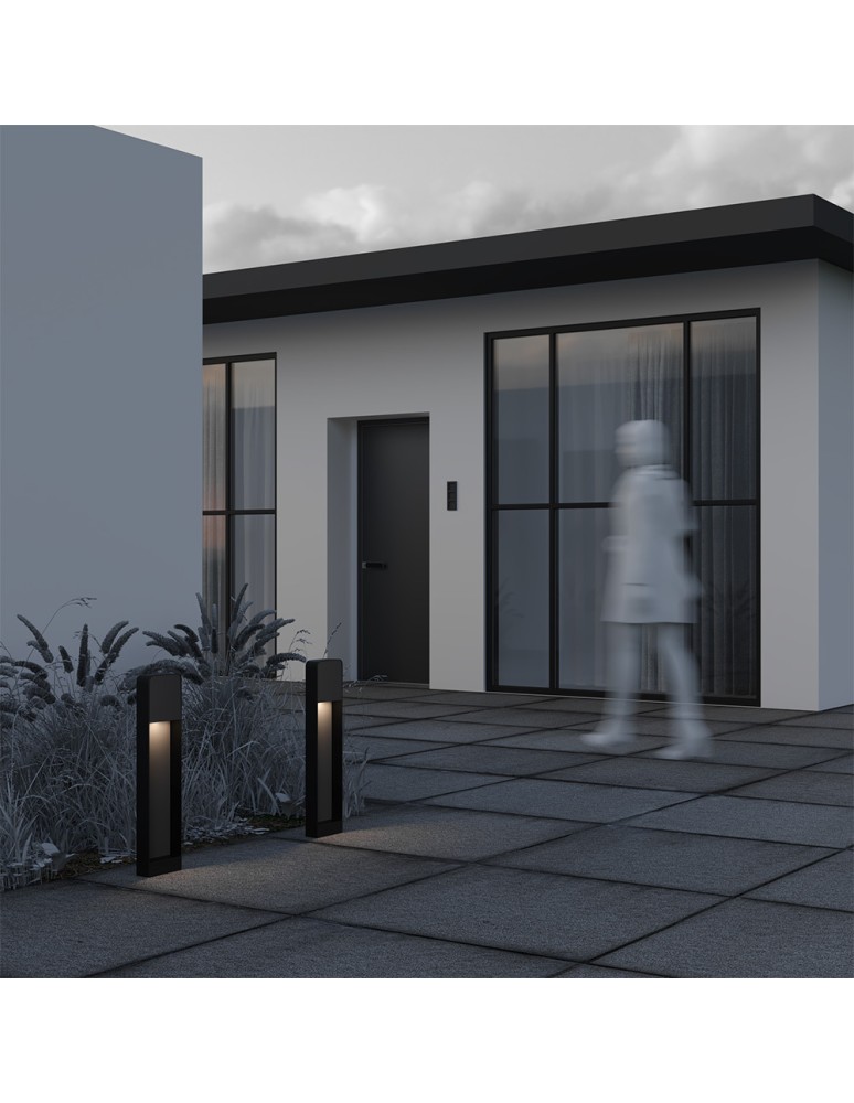 Standing garden lamps - Maytoni Porte Outdoor Standing LED Garden Pole 250lm 3000K Black O481FL-L7B3K. - product kolory-swiatla.pl 3