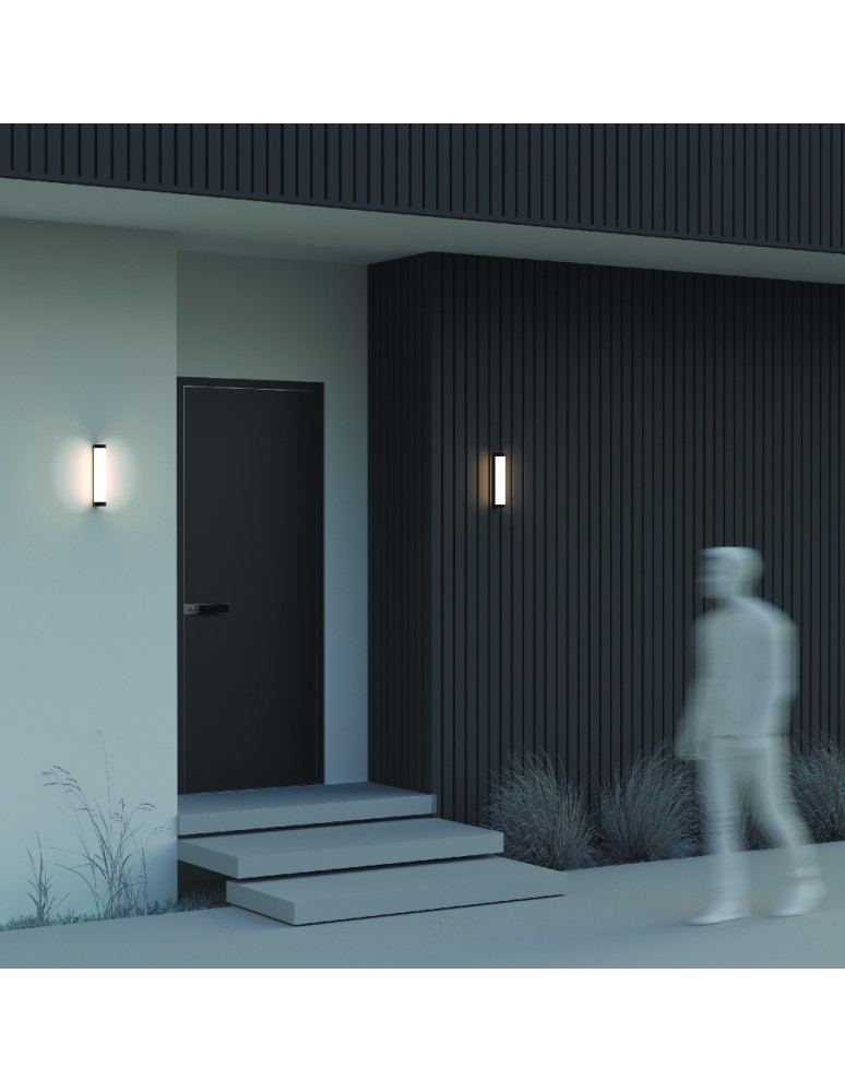 Outdoor wall lamps - Maytoni Rounge Outdoor LED Wall Lamp 600lm 3000K Black O482WL-L12B3K. - product kolory-swiatla.pl 3
