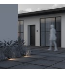 Standing garden lamps - Maytoni Sleek Outdoor Standing Garden Pole Low LED 150lm 3000K Graphite O477FL-L2GF3K1 - product 4