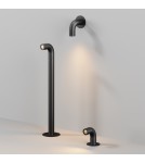 Standing garden lamps - Maytoni Sleek Outdoor Standing Garden Pole Low LED 150lm 3000K Graphite O477FL-L2GF3K1 - product 5