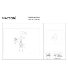 Standing garden lamps - Maytoni Sleek Outdoor Standing Garden Pole Low LED 150lm 3000K Graphite O477FL-L2GF3K1 - product 9