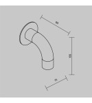 Outdoor wall lamps - Maytoni Sleek Outdoor LED Wall Lamp 150lm 3000K Graphite O477WL-L2GF3K. - product 2