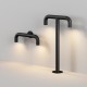 Maytoni Sleek Zewnętrzna Stojąca Słupek Ogrodowy Podwójny Ruchomy LED 300lm 3000K Grafit O477FL-L4GF3K