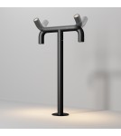 Standing garden lamps - Maytoni Sleek Outdoor Standing Garden Pole Double Moving LED 300lm 3000K Graphite O477FL-L4GF3K - product 6