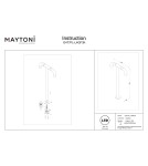 Standing garden lamps - Maytoni Sleek Outdoor Standing Garden Pole Double Moving LED 300lm 3000K Graphite O477FL-L4GF3K - product 10