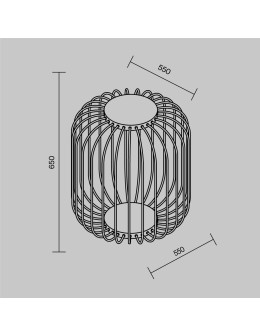 Maytoni Wisp Zewnętrzna Stojąca Ogrodowa Dekoracyjna LED 850lm 3000K Grafit O478FL-L18GF3K - produkt 2