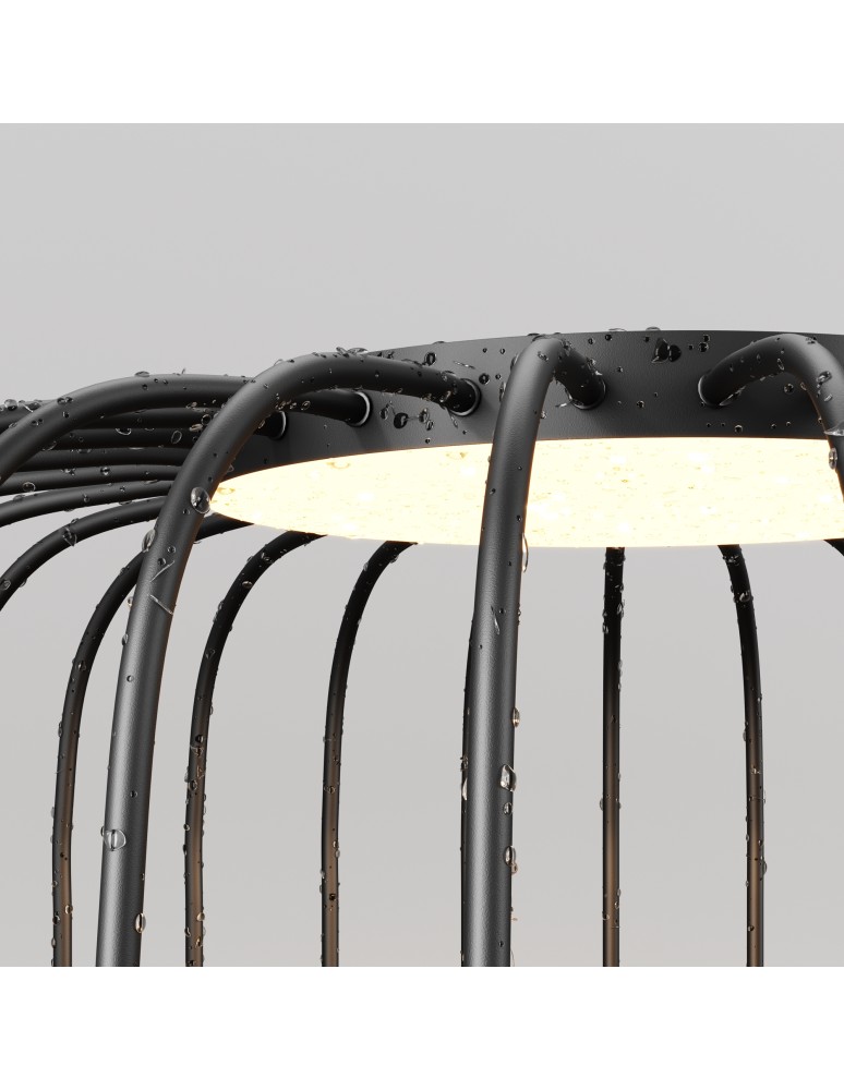 Standing garden lamps - Maytoni Wisp Outdoor Garden Standing Decorative LED 850lm 3000K Graphite O478FL-L18GF3K. - product kolory-swiatla.pl 5
