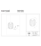 Standing garden lamps - Maytoni Wisp Outdoor Garden Standing Decorative LED 850lm 3000K Graphite O478FL-L18GF3K. - product 8