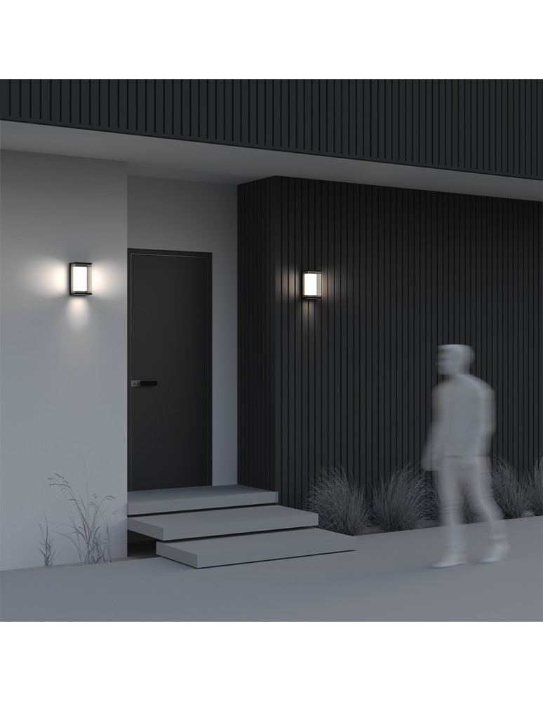 Outdoor wall lamps - Maytoni Baker Street Outdoor LED Wall Lamp 420lm 3000K Black O021WL-L10B3K. - product kolory-swiatla.pl 4