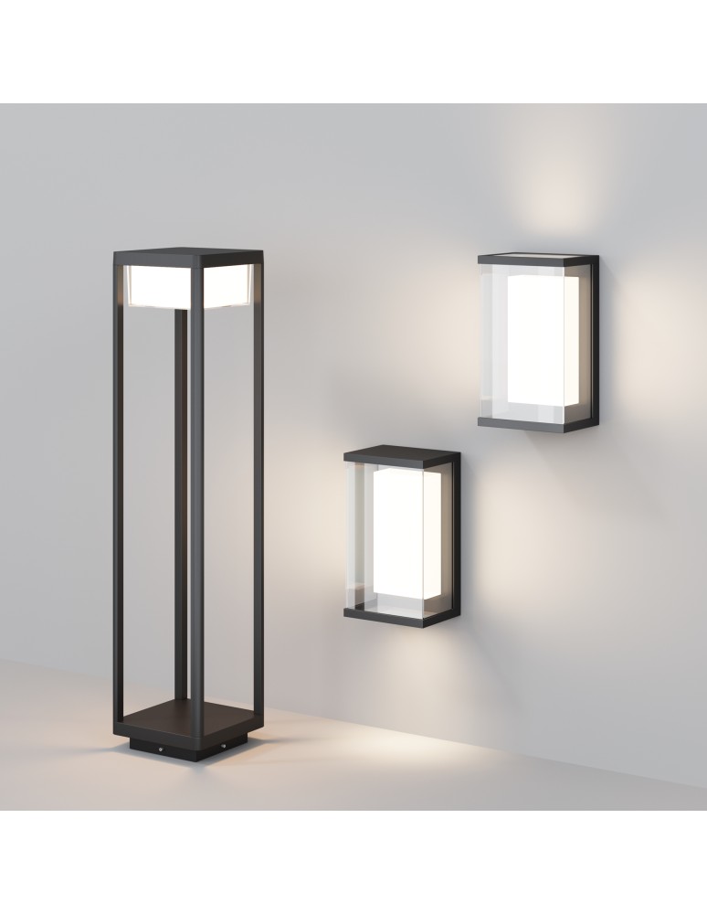 Outdoor wall lamps - Maytoni Baker Street Outdoor LED Wall Lamp 420lm 3000K Black O021WL-L10B3K. - product kolory-swiatla.pl 5