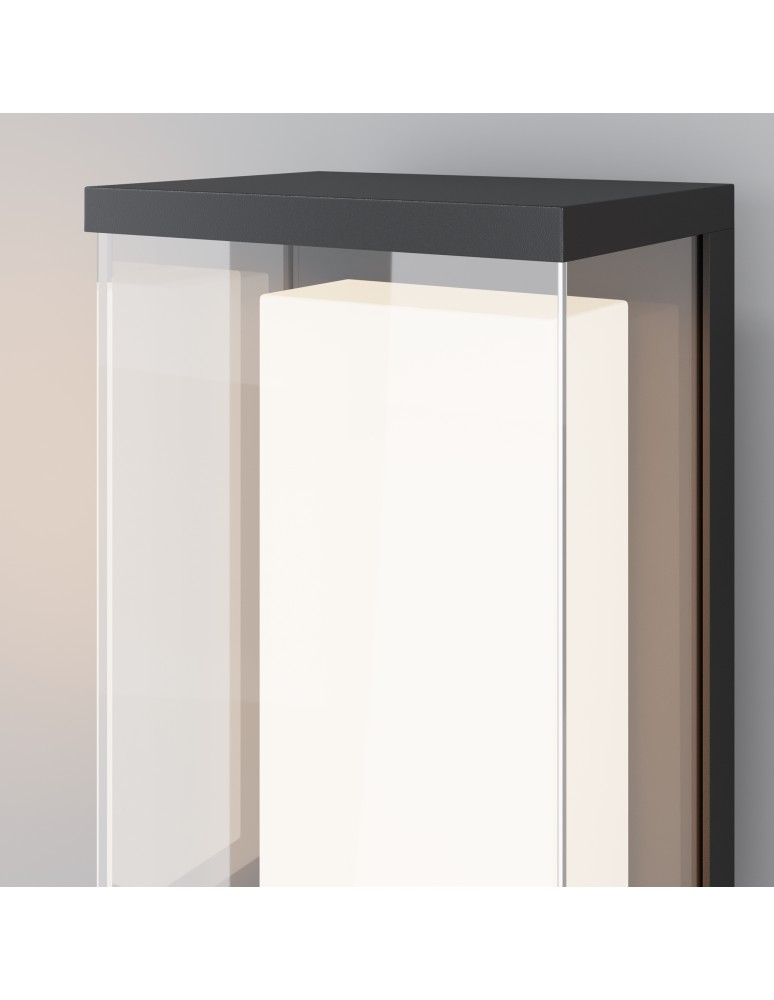 Outdoor wall lamps - Maytoni Baker Street Outdoor LED Wall Lamp 420lm 3000K Black O021WL-L10B3K. - product kolory-swiatla.pl 7
