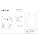 Outdoor wall lamps - Maytoni Baker Street Outdoor LED Wall Lamp 420lm 3000K Black O021WL-L10B3K. - product 9