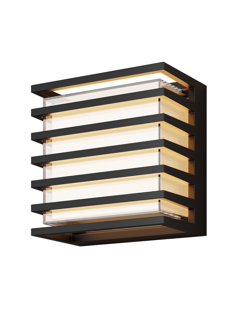 Outdoor wall lamps - Maytoni Downing Street Outdoor LED Wall Lamp 380lm 3000K Black O020WL-L10B3K. - product kolory-swiatla.pl 1