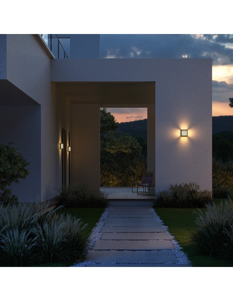 Outdoor wall lamps - Maytoni Downing Street Outdoor LED Wall Lamp 380lm 3000K Black O020WL-L10B3K. - product kolory-swiatla.pl 3