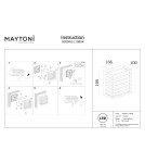 Outdoor wall lamps - Maytoni Downing Street Outdoor LED Wall Lamp 380lm 3000K Black O020WL-L10B3K. - product 8