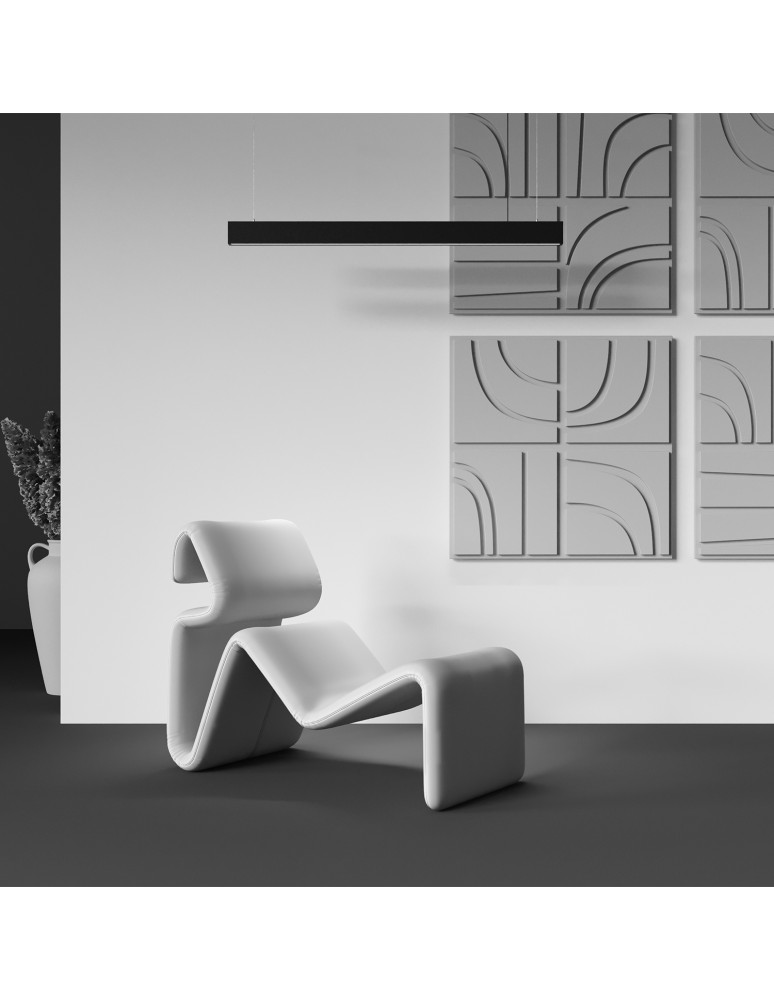 Pendant lamps over the island - Maytoni BASIS LED pendant lamp 2310lm 2700K-6000K Black P051PL-36W2.7-6K-B - product kolory-swiatla.pl 3