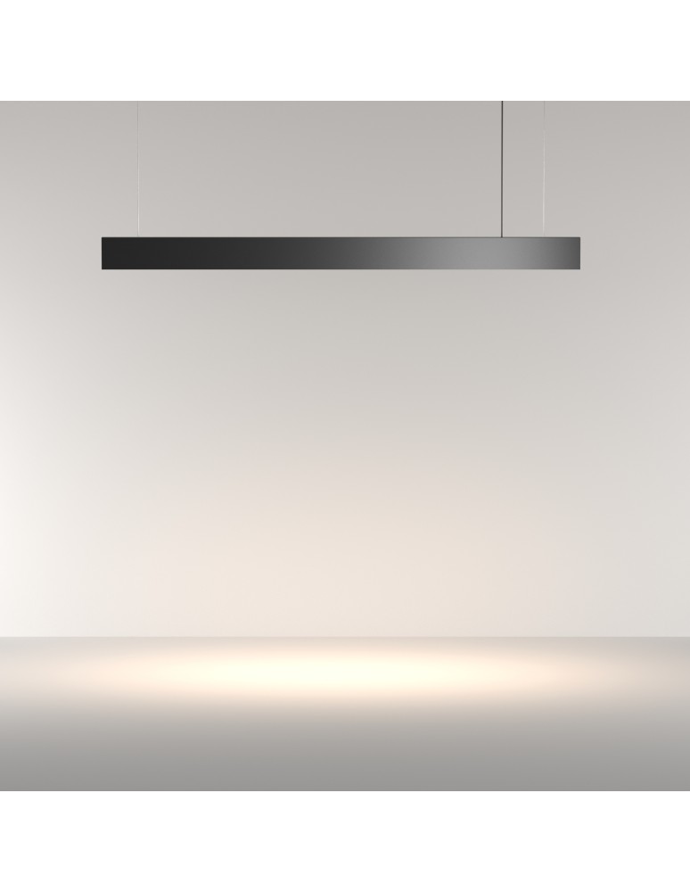 Pendant lamps over the island - Maytoni BASIS LED pendant lamp 2310lm 2700K-6000K Black P051PL-36W2.7-6K-B - product kolory-swiatla.pl 5