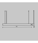 Pendant lamps over the island - Maytoni BASIS LED pendant lamp White P051PL-36W2.7-6K-W - product 2