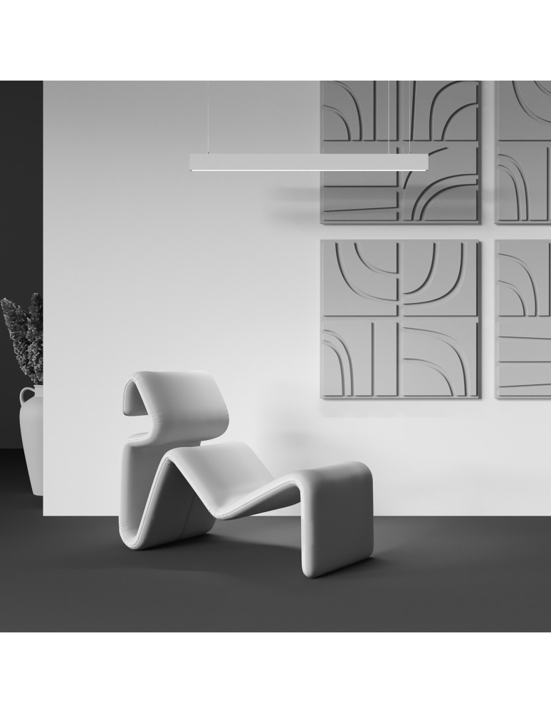 Pendant lamps over the island - Maytoni BASIS LED pendant lamp White P051PL-36W2.7-6K-W - product kolory-swiatla.pl 3