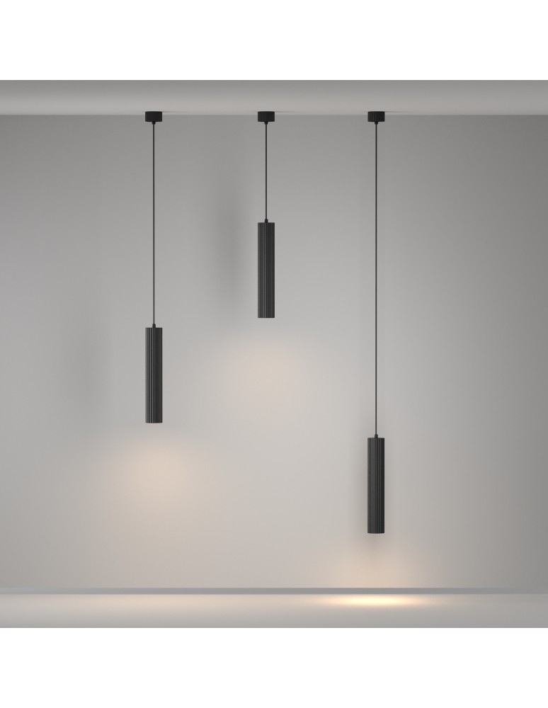 Pendant tube lamps - Maytoni Calipso Pendant Lamp 1xGU10 Black P106PL-01-GU10-B - product kolory-swiatla.pl 6