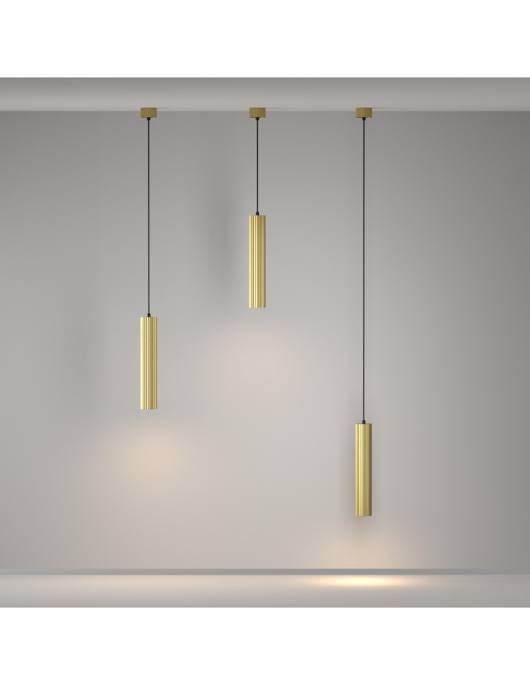 Pendant tube lamps - Maytoni Calipso Pendant Lamp 1xGU10 Brass P106PL-01-GU10-BS - product kolory-swiatla.pl 6