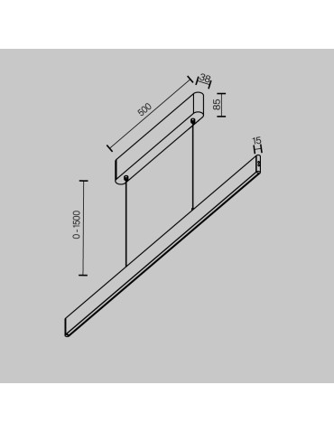 Maytoni Ephoria Lampa wisząca LED Biały P109PL-36W2.7-6K-W - produkt 2