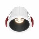 Maytoni Alfa LED Lampa wbudowana podtynkowa LED 450lm 3000K Biały i czarny DL043-01-10W3K-RD-WB