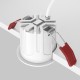 Maytoni Alfa LED Lampa wbudowana podtynkowa LED 450lm 3000K Biały i czarny DL043-01-10W3K-RD-WB