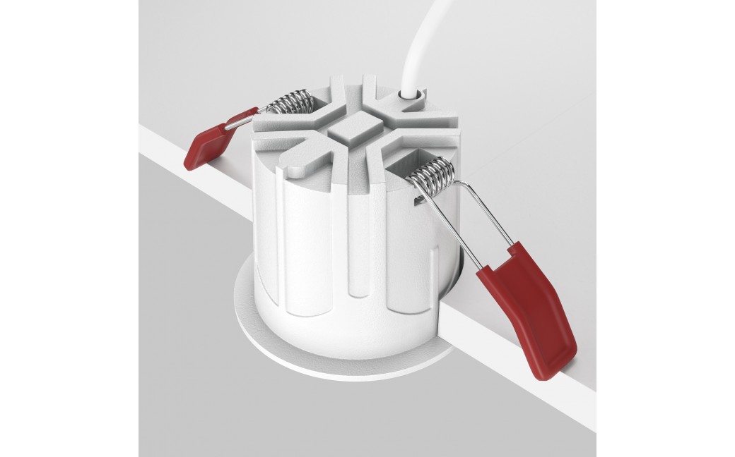 Maytoni Alfa LED Lampa wbudowana podtynkowa LED 450lm 3000K Biały i czarny DL043-01-10W3K-RD-WB