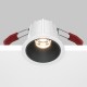 Maytoni Alfa LED Lampa wbudowana podtynkowa LED 450lm 3000K Biały i czarny DL043-01-10W3K-RD-WB
