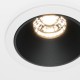 Maytoni Alfa LED Lampa wbudowana podtynkowa LED 450lm 3000K Biały i czarny DL043-01-10W3K-RD-WB