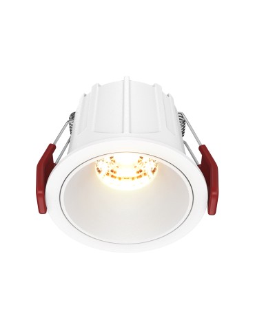 Maytoni Alfa LED Flush Mounted Lamp 500lm 2700K White DL043-01-10W2.7K-RD-W-DE