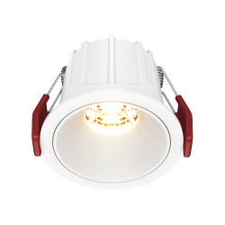 Maytoni Alfa LED Lampa wbudowana podtynkowa LED 500lm 2700K Biały DL043-01-10W2.7K-RD-W-DE