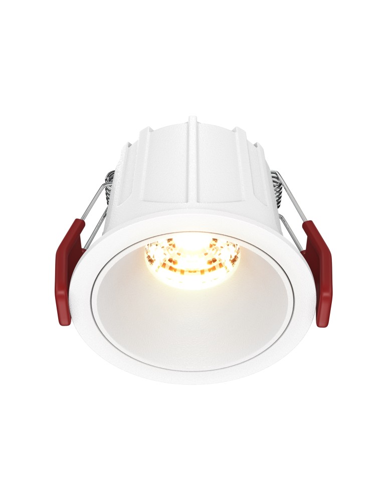 LED flush-mounted lamps - Maytoni Alfa LED Flush Mounted Lamp 500lm 2700K White DL043-01-10W2.7K-RD-W-DE - product kolory-swiatla.pl 1