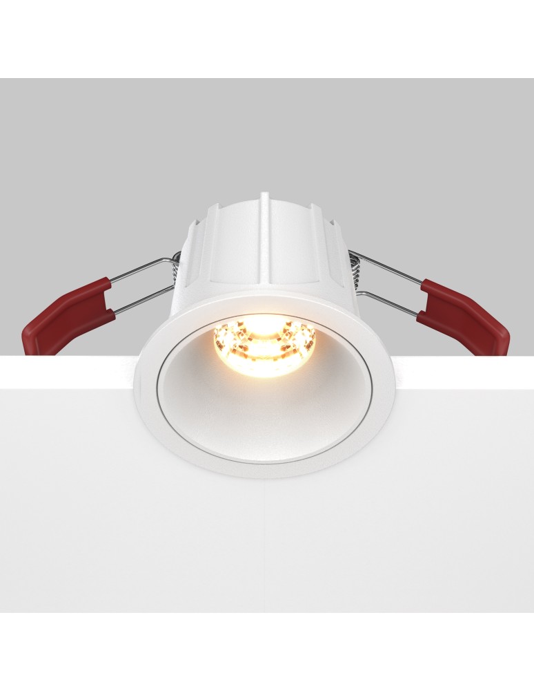 LED flush-mounted lamps - Maytoni Alfa LED Flush Mounted Lamp 500lm 2700K White DL043-01-10W2.7K-RD-W-DE - product kolory-swiatla.pl 5