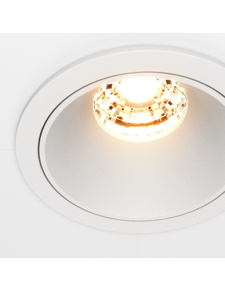 LED flush-mounted lamps - Maytoni Alfa LED Flush Mounted Lamp 500lm 2700K White DL043-01-10W2.7K-RD-W-DE - product kolory-swiatla.pl 6