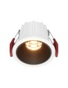 Maytoni Alfa LED Lampa wbudowana podtynkowa LED 500lm 2700K Biały i czarny DL043-01-10W2.7K-RD-WB-DE