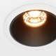 Maytoni Alfa LED Lampa wbudowana podtynkowa LED 500lm 2700K Biały i czarny DL043-01-10W2.7K-RD-WB-DE