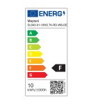 LED flush-mounted lamps - Maytoni Alfa LED flush mounted lamp 500lm 2700K White and black DL043-01-10W2.7K-RD-WB-DE - product 7