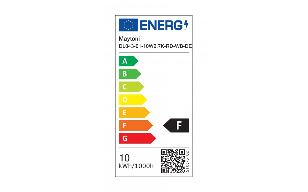 Maytoni Alfa LED Lampa wbudowana podtynkowa LED 500lm 2700K Biały i czarny DL043-01-10W2.7K-RD-WB-DE