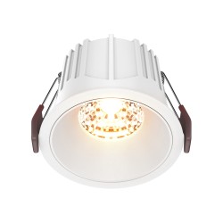 Maytoni Alfa LED Lampa wbudowana podtynkowa LED 750lm 2700K Biały DL043-01-15W2.7K-RD-W-DE