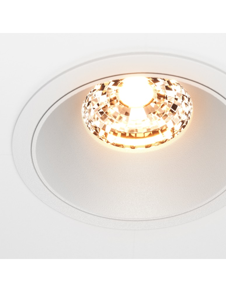 LED flush-mounted lamps - Maytoni Alfa LED flush mounted lamp 750lm 2700K White DL043-01-15W2.7K-RD-W-DE - product kolory-swiatla.pl 6