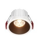 LED flush-mounted lamps - Maytoni Alfa LED flush mounted lamp 750lm 2700K White and black DL043-01-15W2.7K-RD-WB-DE - product 1