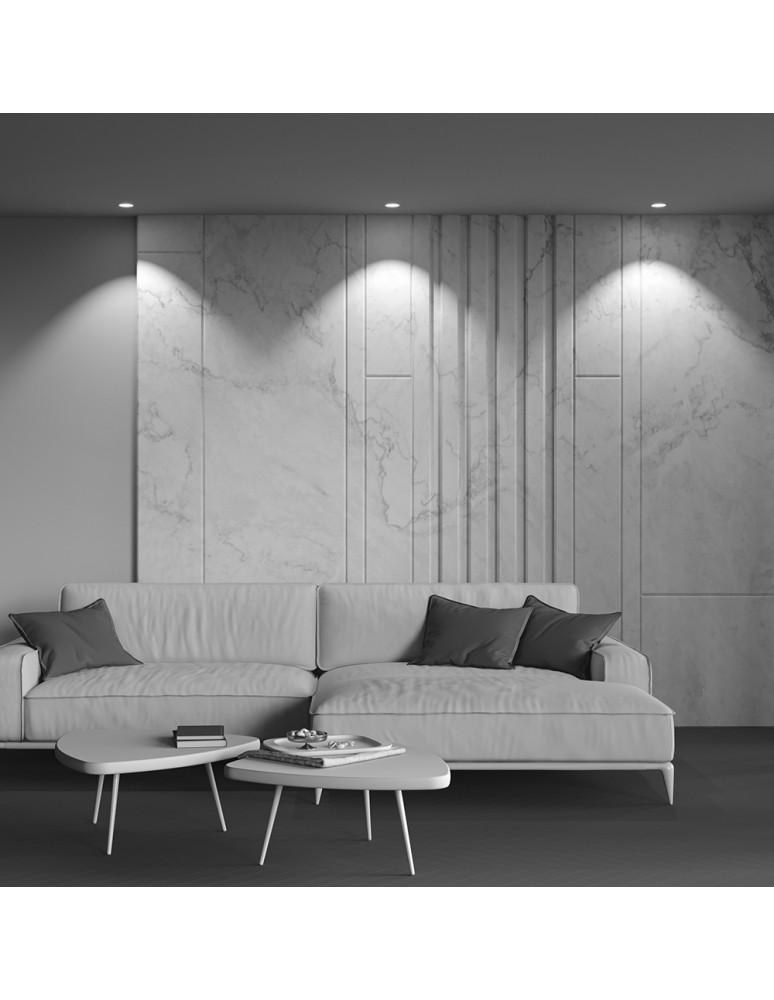 LED flush-mounted lamps - Maytoni Alfa LED flush mounted lamp 750lm 2700K White and black DL043-01-15W2.7K-RD-WB-DE - product kolory-swiatla.pl 3