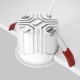 Maytoni Alfa LED Lampa wbudowana podtynkowa LED 750lm 2700K Biały i czarny DL043-01-15W2.7K-RD-WB-DE