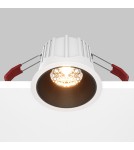 LED flush-mounted lamps - Maytoni Alfa LED flush mounted lamp 750lm 2700K White and black DL043-01-15W2.7K-RD-WB-DE - product 5