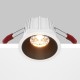 Maytoni Alfa LED Lampa wbudowana podtynkowa LED 750lm 2700K Biały i czarny DL043-01-15W2.7K-RD-WB-DE