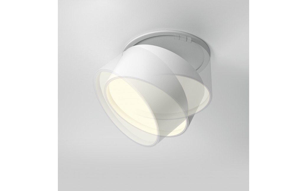 Maytoni Onda Lampa wbudowana podtynkowa LED 800lm 2200K-4000K Biały DL024-12W-DTW-W