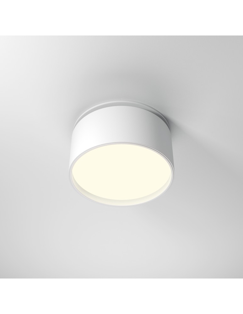LED flush-mounted lamps - Maytoni Onda LED flush mounted lamp 800lm 2200K-4000K White DL024-12W-DTW-W. - product kolory-swiatla.pl 8